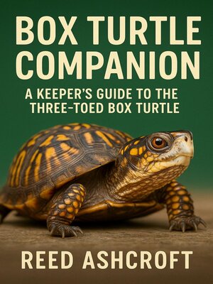 cover image of Box Turtle Companion a Keeper's Guide to the Three-Toed Box Turtle